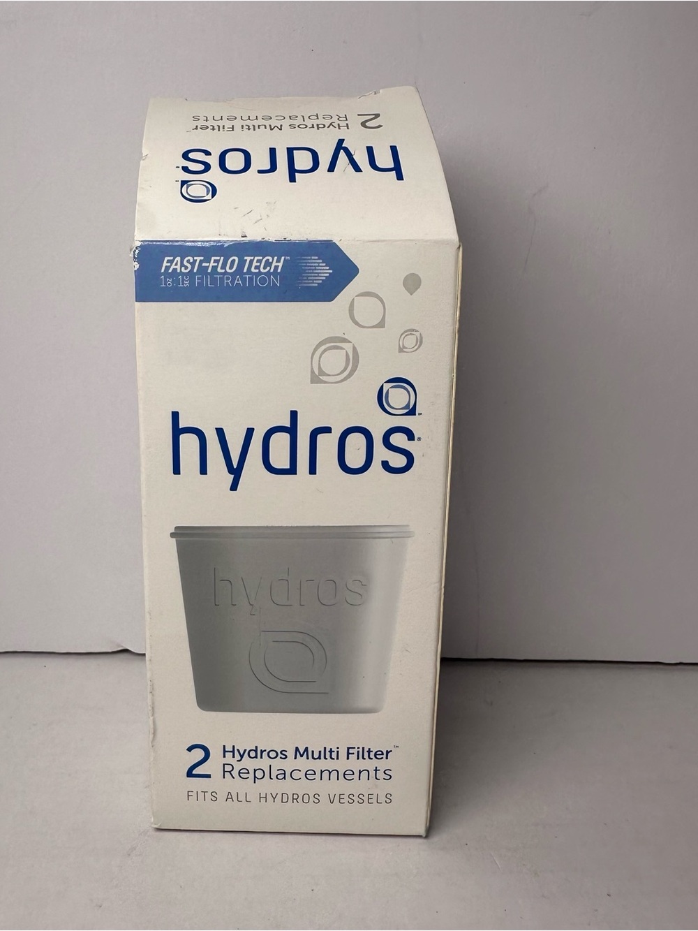 2 Pack Hydros Fast Flo Tech Multi Filter Replacements-Fits all Hydros Vessels